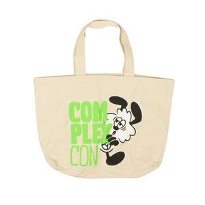 Complexcon x Verdy Vick Tote Bag Cream/Green 20”x 13”